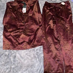 Ralph Lauren pajama set silk